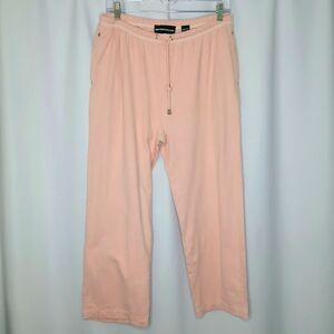 Vintge Norton Mcnaughton Casual Capri Pants Cropped Loose Fit Cotton Pockets Med